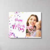 Happy Moederdag Canvas Afdruk (Voorkant)