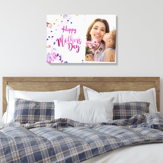 Happy Moederdag Canvas Afdruk (Insitu (Slaapkamer))