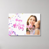 Happy Moederdag Canvas Afdruk (Voorkant)