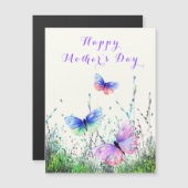 Happy Moederdag Card Butterflies Spring Joy (Voorkant / Achterkant)