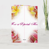 Happy Moederdag Card Kaart (Achterkant)