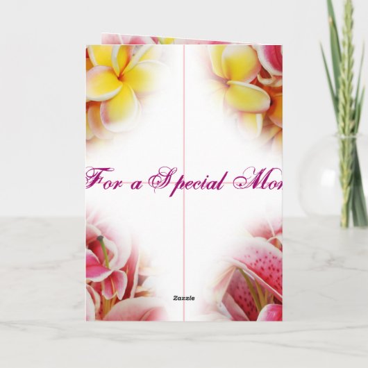 Happy Moederdag Card Kaart (Achterkant)