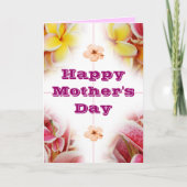 Happy Moederdag Card Kaart (Voorkant)