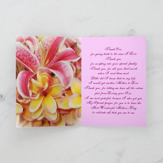 Happy Moederdag Card Kaart (Binnen)