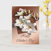 Happy Moederdag Card Kaart (Gele Bloem)