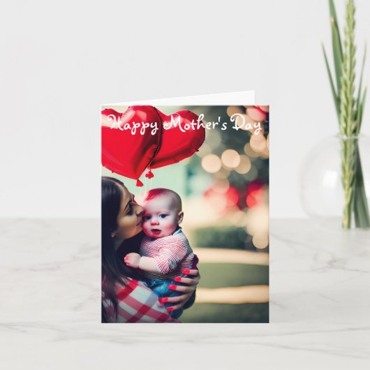 Happy Moederdag Card Kaart (Voorkant)