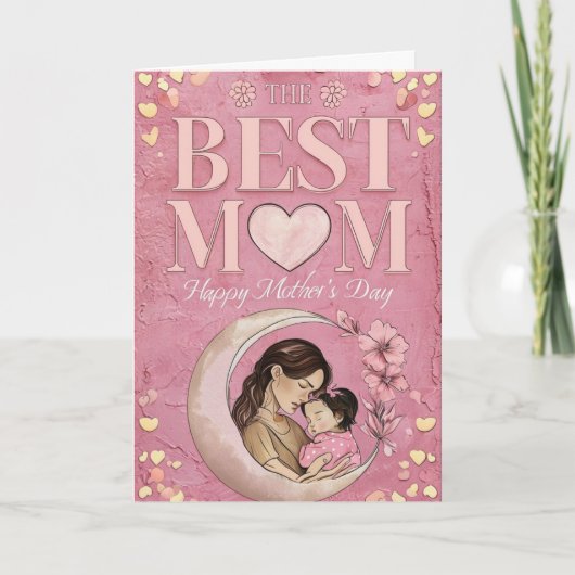 Happy Moederdag Card Kaart (Voorkant)