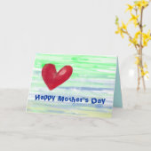 Happy Moederdag Card Kaart (Gele Bloem)