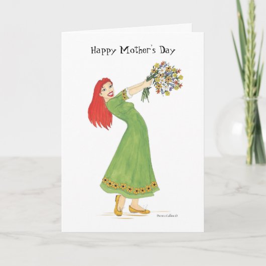 Happy Moederdag Card Kaart (Voorkant)