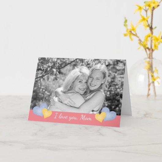 Happy Moederdag Card Kaart (Gele Bloem)