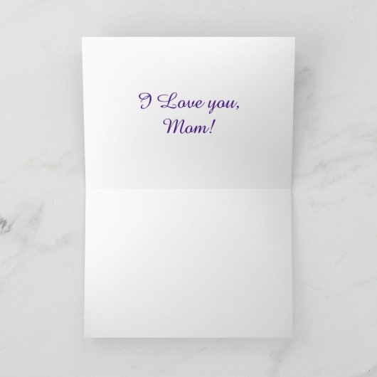 Happy Moederdag Card Kaart (Binnen)