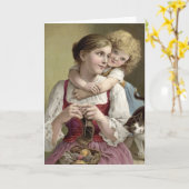 Happy Moederdag Card Kaart (Gele Bloem)