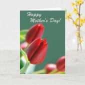 Happy Moederdag Card Kaart (Gele Bloem)