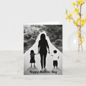 Happy Moederdag Card Kaart (Gele Bloem)