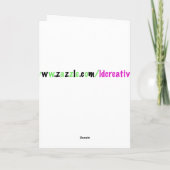 Happy Moederdag Card Kaart (Achterkant)