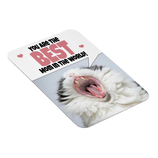 Happy Moederdag Cat Shouting Humor Magneet (Rechterzijde)