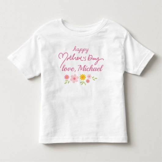 Happy Moederdag Celebrate Mom Kinder Shirts (Voorkant)
