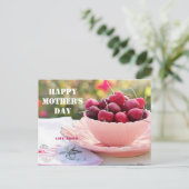 Happy Moederdag Cherries maakt mama schoon Briefkaart (Staand voorkant)