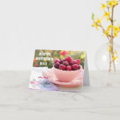 Happy Moederdag  Cherries maakt mama schoon Kaart (Gele Bloem)