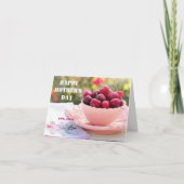 Happy Moederdag  Cherries maakt mama schoon Kaart (Voorkant)