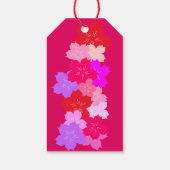Happy Moederdag Cherry Blossoms Cadeaulabel (Achterkant)