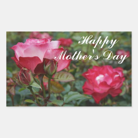 Happy Moederdag Cherry Parfait Roos #1 Stickers (Voorkant)