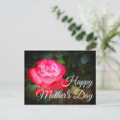 Happy Moederdag Cherry Parfait Roos #3 Briefkaart (Staand voorkant)