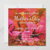HAPPY MOEDERDAG Church Service Pink Floral Kaart (Voorkant)