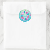 Happy Moederdag Classic Round Sticker (Tas)