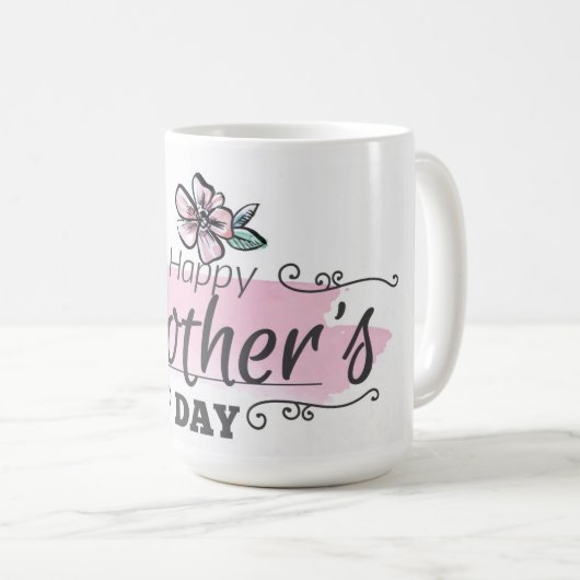 Happy Moederdag Coffee-Mok Koffiemok (Voorkant rechts)