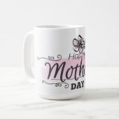 Happy Moederdag Coffee-Mok Koffiemok (Voorkant links)