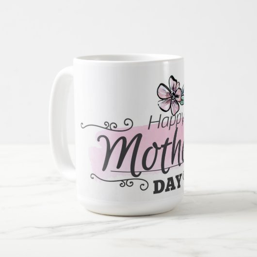 Happy Moederdag Coffee-Mok Koffiemok (Voorkant links)