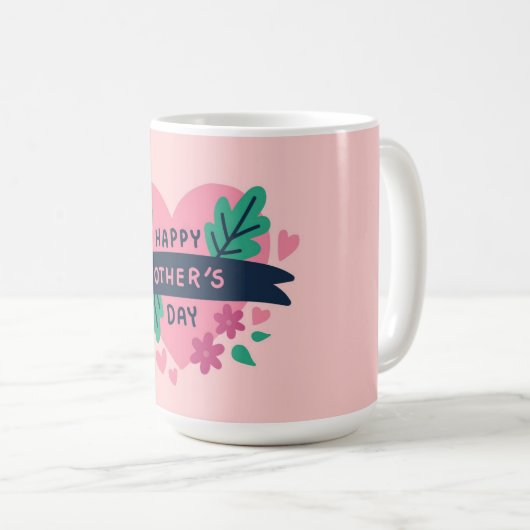 Happy Moederdag Coffee-Mok Koffiemok (Voorkant rechts)