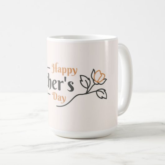 Happy Moederdag Coffee-Mok Koffiemok (Voorkant rechts)