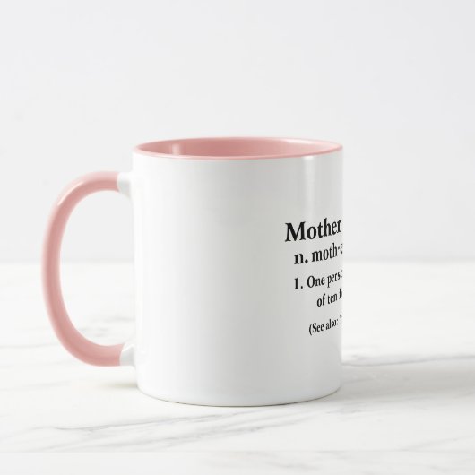 Happy moederdag Coffee mok Proud Mom Quote (Links)