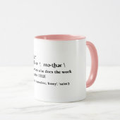 Happy moederdag Coffee mok Proud Mom Quote (Voorkant rechts)