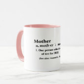 Happy moederdag Coffee mok Proud Mom Quote (Voorkant links)