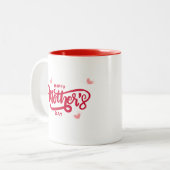 Happy Moederdag Coffee-Mok Tweekleurige Koffiemok (Voorkant links)