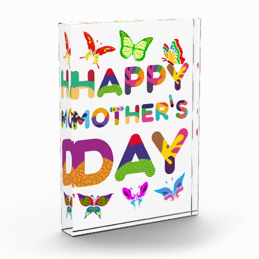 Happy Moederdag Colorful Fotoblokken (Links)