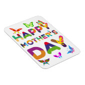 Happy Moederdag Colorful Magneet (Rechterzijde)