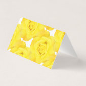 Happy Moederdag Custom Bericht Geel Bloemen Kaart (Achterkant)