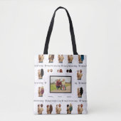 Happy Moederdag Custom Photo Canvas tas (Voorkant)