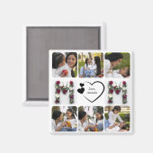 Happy Moederdag Custom Photo Magneet (Voorkant / Achterkant)