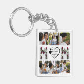 Happy Moederdag Custom Photo Sleutelhanger (Voorkant Links)