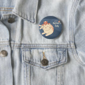 Happy Moederdag Cute Cat en Kitten Ronde Button 5,7 Cm (In situ)