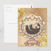 Happy Moederdag Cute Fun Koala Sloth en Baby Briefkaart (Voorkant / Achterkant)