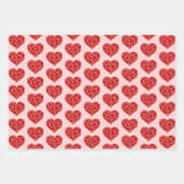 Happy Moederdag Cute Heart Inpakpapier Vel (Voorkant 3)