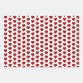 Happy Moederdag Cute Heart Inpakpapier Vel (Voorkant 2)