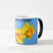 Happy Moederdag Daffodils FlowersMug Magische Mok (Voorkant rechts)