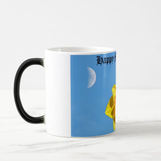 Happy Moederdag Daffodils FlowersMug Magische Mok (Links)